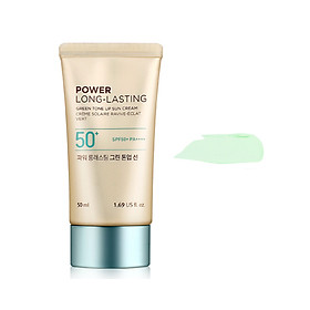 THE FACE SHOP Power Long-Lasting Green Tone Up Sun Cream 50ml