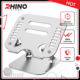 Mua Kệ đỡ Laptop tản nhiệt Rhino KL201  giá đỡ máy tính nhôm cao cấp  gấp gọn - Hàng chính hãng