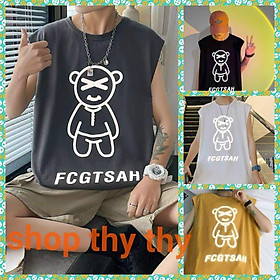 Áo ba lỗ nam phản quang bạc chất cotton mặc hè, áo tanktop thích hợp tập gym thoải mái vận động thời trang trẻ, Áo 3 Lỗ Nam Tank Top Tập Gym dây stringers hàng chất siêu đẹp, Áo sát  Nách Tập Gym Nam Nữ In Chữ