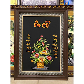 Tranh thêu thư pháp Tri Ân Thầy Cô - Mừng nhà Giáo 20/11