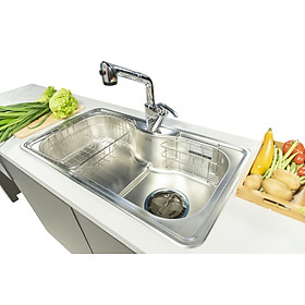 Chậu rửa bát inox 304 1 hố Lizens VS 870