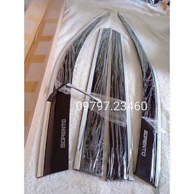 Vè che mưa Kia Sorento 2021-2022 chỉ inox cao cấp, đổi lại và hoàn tiền trong 30 ngày nếu không hài lòng