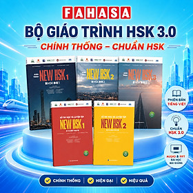 Sách Giáo Trình New HSK - Chìa Khóa Vàng Chinh Phục Kỳ Thi HSK 3.0 - Kèm File nghe MP3, Slide PPT bài giảng - HSK 1 - Bài Học