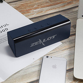 Loa bluetooth Zealot không dây nghe nhạc cực hay, âm thanh chất lượng cao, hỗ trợ kết nối Bluetooth 5.0, thẻ nhớ, USB - Hàng chính hãng