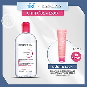 Nước tẩy trang Công Nghệ Micella Bioderma Sensibio H2O - 500ml