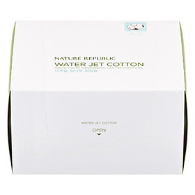 Bông Tẩy Trang Nature Republic Beauty Tool Natural Water Jet Cotton (80 Miếng)
