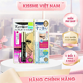 Set 2 Cây Mascara Chuốt Dài Mi Và Tẩy Trang Nhanh Làn Mi Kissme Heroine Make