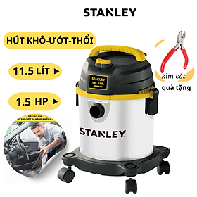 Máy hút bụi gia đình 11.5L -1.5HP Stanley SL19136 hút bụi khô, ướt, thổi