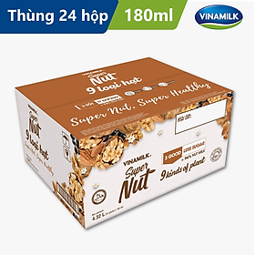 Hình ảnh Sữa 9 loại hạt Vinamilk Super Nut - Thùng 24 hộp 180ml