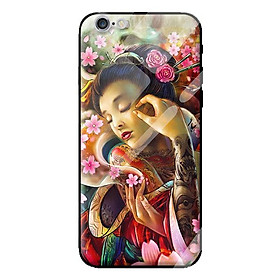 Ốp kính cho iPhone 6s Plus mẫu CÔ GÁI LX 6 - Hàng chính hãng