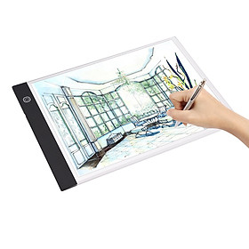 A4 LED Light Pad Tracer 3mm Ultra-Thin Drawing Board Copyboard Stepless Dimming USB Powered for Artist Animation