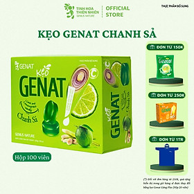 Kẹo ngậm Genat Chanh Sả (Hộp 100 viên)