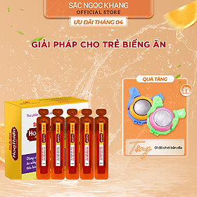 Siro Ăn Ngon Hoa Thiên SẮC NGỌC KHANG vỉ 20 ống x 20ml  giúp hổ trợ kích thích hệ tiêu hóa & ăn ngon miệng 