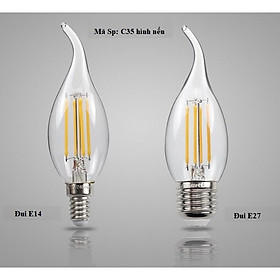 Bóng đèn Led Edison C35 4W hình nến đui E27