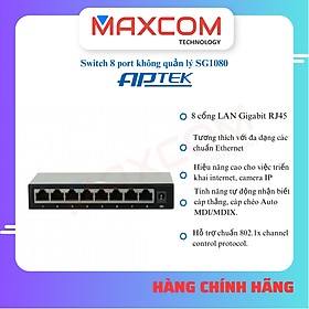 Mua Switch APTEK 8 port SG1080 - Hàng chính hãng