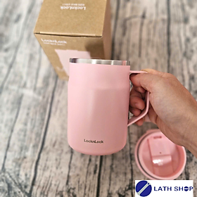 Mua  LOCK&LOCK  Ca Giữ Nhiệt Metro Mug Có Tay Cầm  Nắp Vặn HC4263 475ml (16 oz) - Hàng Chính Hãng