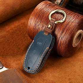 Key Fob Cover Remote Control Holder for   Styling Brown