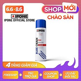 Chai Xịt Dưỡng Sên Có Màu Xanh Ipone Blue Chain (250ml) - Hàng Chính Hãng