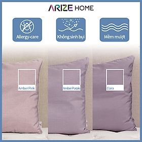 Vỏ Gối ARIZE Vải Microfiber Nhiều Màu 50x70cm (01 Cái)