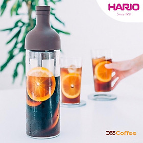 Mua Bình Cold Brew pha cà phê lạnh HARIO  Chai Cold Brew HARIO màu nâu – chính hãng