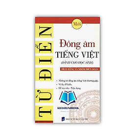 Sách – Từ Điển Đồng Âm Tiếng Việt (Dành cho học sinh)