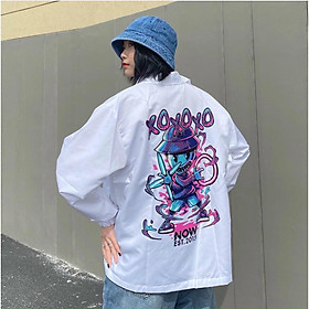 Áo Khoác Dù Chống Nắng Cho Nam Nữ Đôi Có 2 Màu, Ulzzang Unisex in hình XOXO Form Rộng Jacket 123SHOP