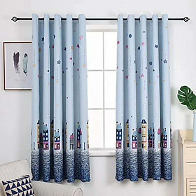 Mua RÈM CỬA THÀNH  PHÔ HOẠT HÌNH SIZE 1M NGANG X 2M CAO (1 TẤM )