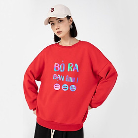 Áo sweater Bỏ Ra Bạn Êiii Phản Quang unisex nam nữ phong cách hàn quốc form rộng – ST197- babitrendy