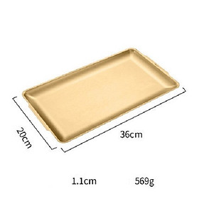Mua Khay Đựng Thức Ăn Bằng Inox 304 xịn nhiều cỡ - Đĩa Hình Chữ Nhật  Với Khay Hình Chữ Nhật - Khay nướng bánh nhiều size -đĩa đựng thịt - khay dung thuc an thuc phẩm