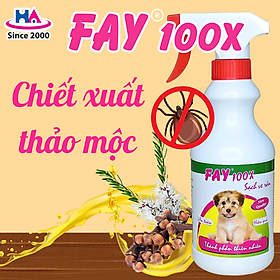Xịt Ve Rận Fay 100X 350ml