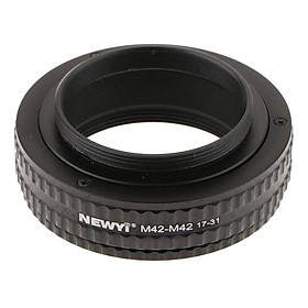 M42 to M42 Adjustable Focusing Helicoid Adapter  17mm - 31mm  Tube