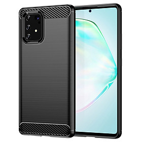 Ốp lưng chống sốc vân kim loại cho Samsung Galaxy S10 Lite hiệu Likgus (chuẩn quân đội, chống va đập) - hàng nhập khẩu