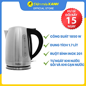 Mua Bình đun siêu tốc Delites 1.7 lít FK-1507-1 - Hàng chính hãng