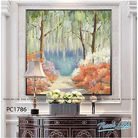 Bộ tranh Canvas treo tường trang trí phòng khách PHONG CẢNH PC1796