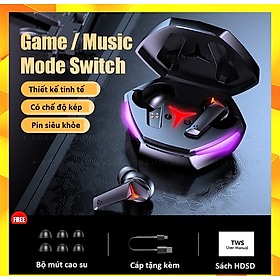 Mua Tai nghe Bluetooth Gaming T33 không dây âm trầm đầy đủ chống ồn chủ động