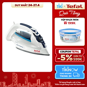 Mua Bàn ủi hơi nước Tefal Smart Protect FV4980E0 -2600W (Trắng phối xanh) - Công nghệ tiên tiến Durilium AirGlide - Thích hợp cho mọi loại vải - Tiết kiệm năng lượng - Hàng chính hãng