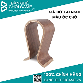 Mua Giá đỡ tai nghe bằng Gỗ màu quả óc chó Computer Headset - Hàng nhập khẩu