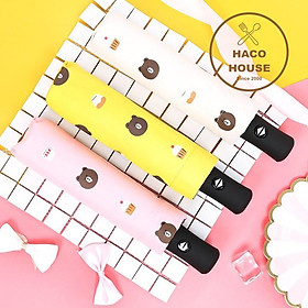 Mua Ô dù gấp gọnÔ tự động hình gấu Brown dễ thương