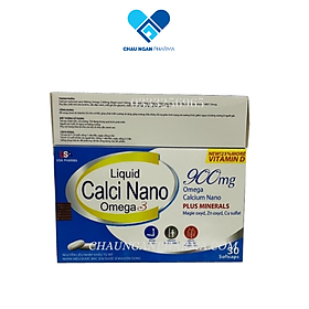 Viên uống Liquid Calci Nano Omega3 hỗ trợ phát triển chiều cao, giúp xương, răng chắc khỏe – Hộp 30 viên