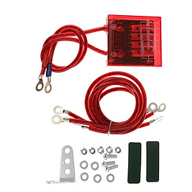 Universal Car Fuel Saver Voltage Stabilizer Regulator with Wries Kit