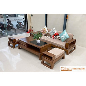 Mua Bộ sofa gỗ sồi 4 món nhỏ xinh M04