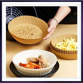 Mua Combo 100 khay giấy nến nướng bánh chống dính dùng cho nồi chiên không dầu &  các loại lò nướng khác