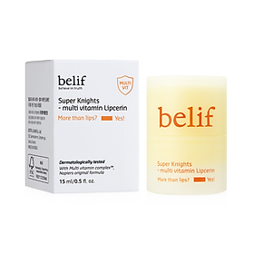 Lipcerin dưỡng môi đa năng thế hệ mới, ẩm mượt căng mọng Belif Super Knights – Multi Vitamin Lipcerin 15ml