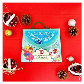 Túi Truyện Phép Màu - 10 Câu Chuyện Tuyệt Vời Để Các Bạn Nhỏ Mang Theo Bên Mình - Túi Màu Xanh (TV) - Nhà sách Tân Việt