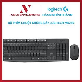 Bộ Bàn Phím Và Chuột Không Dây Logitech MK235 - Hàng chính hãng