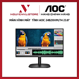 Màn hình AOC 24B2XHM/74 (23.8inch/FHD/VA/75Hz/6ms/250nits/HDMI+VGA) - Hàng Chính Hãng