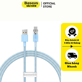 Mua Cáp sạc nhanh USB to Type-C tự ngắt 100W Baseus Explorer Series Fast Charging Cable with Smart Temperature Control ( CATS ) -Hàng chính hãng