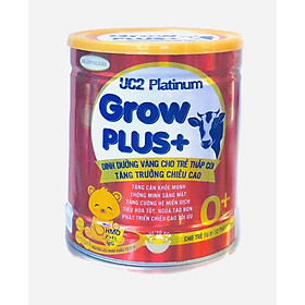 Sữa bột UC2 GROW PLUS 0+ lon 800G (dành cho trẻ suy dinh dưỡng)