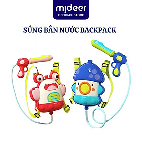 Súng phun nước đồ chơi Mideer Backpack Water Gun MD6230 - Bạch tuộc xanh