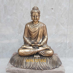 Mua Tượng phật thích ca cao 30cm bằng đồng  tượng phật thích ca hun nâu giả cổ  giá tượng thích ca